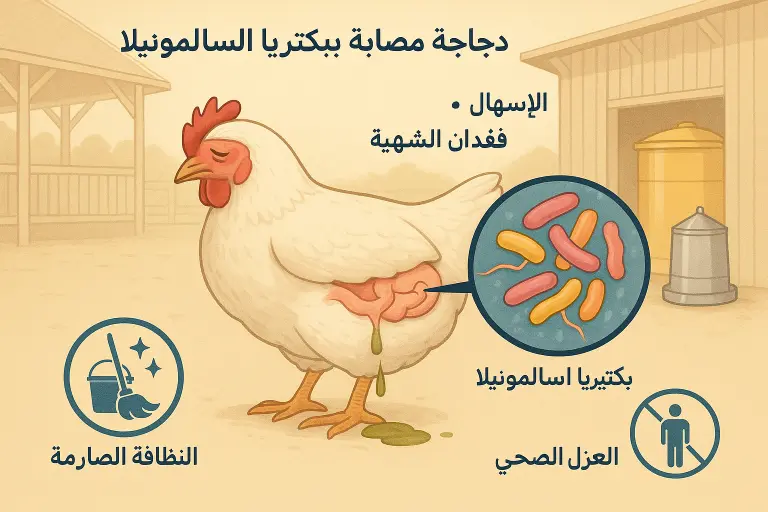 7. السالمونيلا (Salmonella)